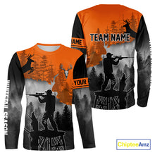 Load image into Gallery viewer, Beautiful Deer Hunting Burnt Orange Hoodie, Longsleeve Shirt, Perfect Hunting Gifts NBT09
