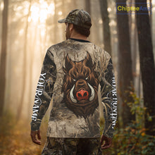 Load image into Gallery viewer, Boar Hunting Camouflage 3D All Over Printed Shirts, Personalized Hunting Clothing, Boar Hunting Camo Shirt NBT210
