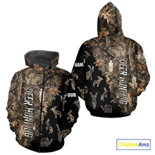 Load image into Gallery viewer, Personalized Camo Forest 3D Animal Deer Hunting Shirt Hunting Clothes For Season NBT330