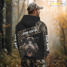 Load image into Gallery viewer, Custom Wild Boar Hunting Camo 3D Shirts, Boar Hunting Gifts, Boar Hunting Shirts for Hunter NBT158