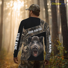 Load image into Gallery viewer, Custom Wild Boar Hunting Camo 3D Shirts, Boar Hunting Gifts, Boar Hunting Shirts for Hunter NBT158