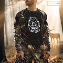 Load image into Gallery viewer, Brown Camouflage Deer Hunting 3D Printing Custom Name Shirts, Deer Hunting Apparel, Hunting Gifts NBT213