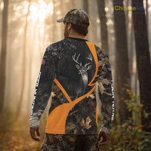 Load image into Gallery viewer, Deer Hunting Dark Brown Camouflage 3D All Over Printing Shirts, Hunting Gifts for Men NBT232
