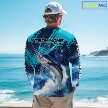 Load image into Gallery viewer, Thunder Lightning Marlin Performance Fishing Shirts, Marlin Offshore Fishing Shirts NBT452
