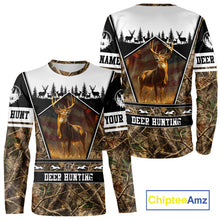 Load image into Gallery viewer, Whitetail Deer Camo 3D All Over Printed Shirts, Deer Hunting Crew Outfit, Hunting Gifts NBT63