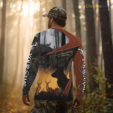 Load image into Gallery viewer, Custom Deer Hunting 3D Printing Brown Camo Shirts for Men, Deer Camp Clothes, Hunting Gifts NBT67