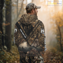 Load image into Gallery viewer, Deer Hunting Shirt Custom Name 3D All Over Print with Deer Skull &amp; Brown Camo For Deer Hunters NBT79