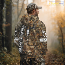 Load image into Gallery viewer, Best Deer Hunting American Flag Custom Camo Shirts for Deer Season, Hunting Shirts for Men NBT89