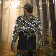Load image into Gallery viewer, Deer Hunting Shirts with Black US Flag, Camouflage Deer Hunting Shirt, Hunting Gifts for Men NBT97