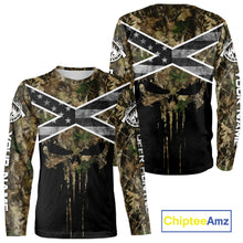 Load image into Gallery viewer, Deer Hunting Shirts with Black US Flag, Camouflage Deer Hunting Shirt, Hunting Gifts for Men NBT97