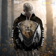 Load image into Gallery viewer, Beautiful Whitetail Deer Hunting Brown Camo 3D All Over Printed Shirts, Hunting Gifts for Hunters NBT87