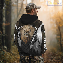 Load image into Gallery viewer, Beautiful Whitetail Deer Hunting Brown Camo 3D All Over Printed Shirts, Hunting Gifts for Hunters NBT87