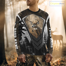 Load image into Gallery viewer, Beautiful Whitetail Deer Hunting Brown Camo 3D All Over Printed Shirts, Hunting Gifts for Hunters NBT87