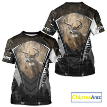 Load image into Gallery viewer, Beautiful Whitetail Deer Hunting Brown Camo 3D All Over Printed Shirts, Hunting Gifts for Hunters NBT87