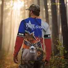 Load image into Gallery viewer, Deer Hunting Orange Camo Texas Flag 3D All Over Print Shirts - Gift Ideas for Hunter NBT24