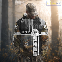 Load image into Gallery viewer, Deer Hunting Brown Camouflage Custom Shirts, Camouflage Deer Shirt, Hunting Gifts NBT74