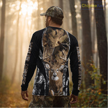 Load image into Gallery viewer, Whitetail Deer 3D All Over Printed Fall Season Camo Hoodie Custom Name Shirt NBT314