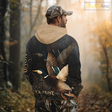 Load image into Gallery viewer, Beautiful Mallard Duck Hunting 3D Print Camouflage Shirts, Duck Hunting Clothes NBT208