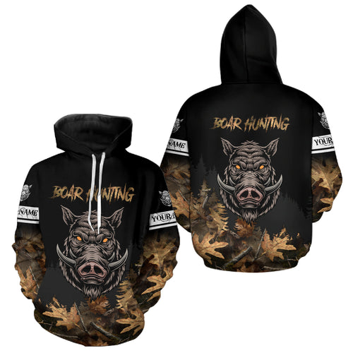 Custom Wild Hog Hunting Camo 3D All Over Printing Shirts for Men, Boar Hunting Gifts NBT123