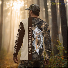 Load image into Gallery viewer, Whitetail Deer Hunting Shirt Forest Camo Custom Name Hunting Clothes For Deer Hunters NBT329