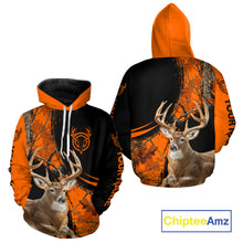 Load image into Gallery viewer, Deer Hunting Orange Camouflage 3D Prints Shirts for Hunters, Best Custom Hunting Shirts NBT178