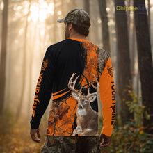 Load image into Gallery viewer, Deer Hunting Orange Camouflage 3D Prints Shirts for Hunters, Best Custom Hunting Shirts NBT178