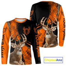 Load image into Gallery viewer, Deer Hunting Orange Camouflage 3D Prints Shirts for Hunters, Best Custom Hunting Shirts NBT178