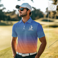 Load image into Gallery viewer, Best Dad By Par Golf Polo Shirt, Golf Shirt For Dad,  Father's Day Gift, Funny Father's Day Shirt NBT612