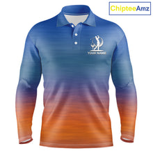 Load image into Gallery viewer, Best Dad By Par Golf Polo Shirt, Golf Shirt For Dad,  Father's Day Gift, Funny Father's Day Shirt NBT612