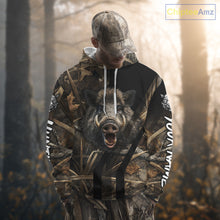 Load image into Gallery viewer, Custom Hog Hunting Camo 3D Printed Shirts, Boar Hunting Shirt for Hunter, Hunting Gifts NBT176