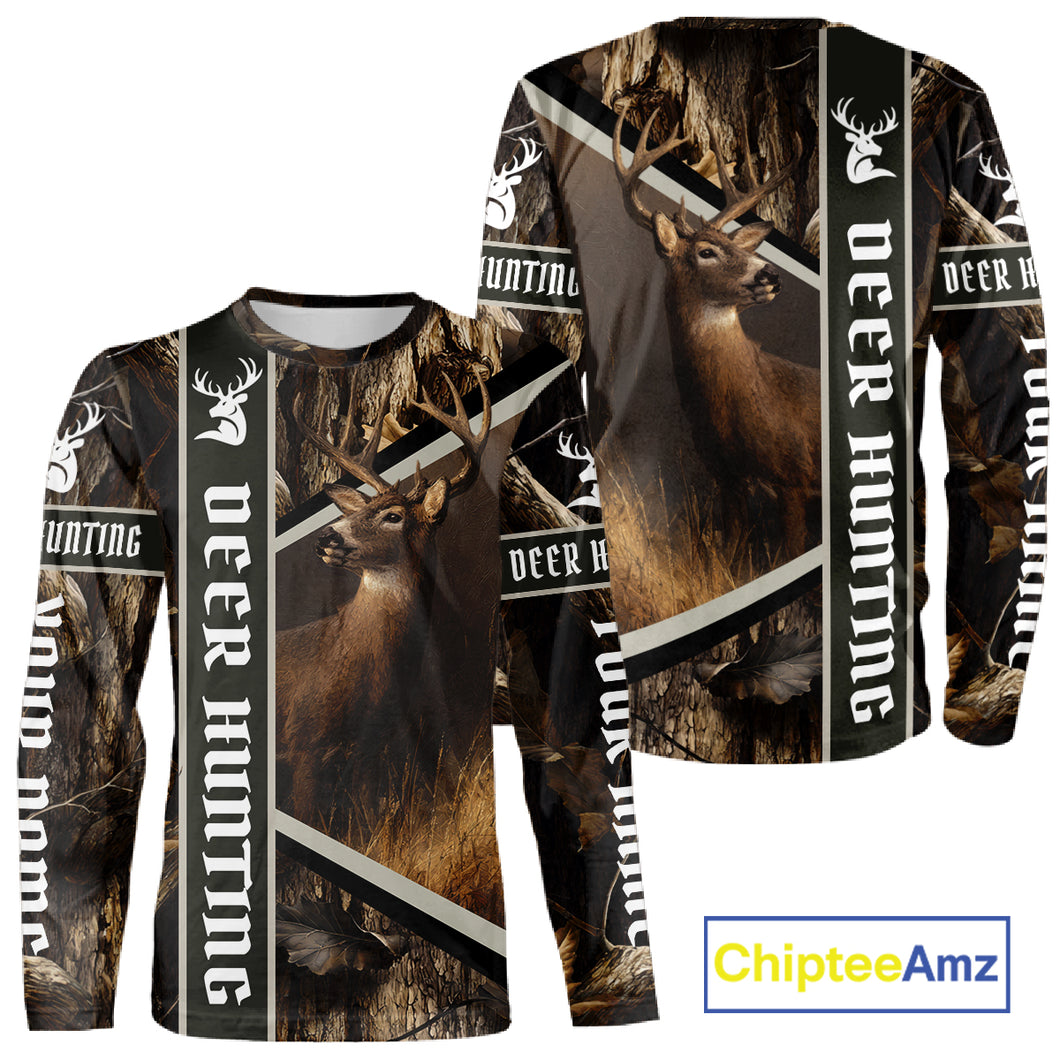 Deer Hunting Custom Name Camouflage Hunting Clothes, Deer Hunting Clothes, Hunting Gifts NBT190