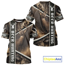 Load image into Gallery viewer, Deer Hunting Custom Name Camouflage Hunting Clothes, Deer Hunting Clothes, Hunting Gifts NBT190