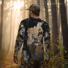 Load image into Gallery viewer, Personalized Deer Hunting 3D All Over Printed Hoodie Brown Camo, Hunting Gift NBT306