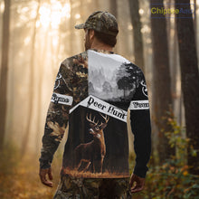 Load image into Gallery viewer, Custom Whitetail Deer Hunting Camouflage Shirts, Hunting Clothes for Men Hunter Gift Ideas NBT134