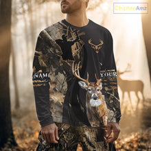 Load image into Gallery viewer, Deer Bow Hunting Camouflage Custom Name Shirts, Personalized Deer Hunting Clothes NBT342