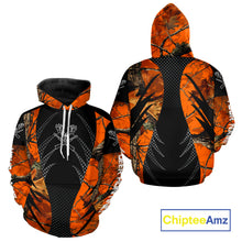 Load image into Gallery viewer, Personalized Deer Hunting Orange Camo 3D Printed Shirts, Hunting Gift Ideas for Hunter NBT237