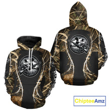 Load image into Gallery viewer, Personalized Duck Hunting Grass Camouflage All Over Printing Shirts, Duck Hunting Clothing, Hunting Gifts NBT240