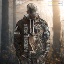 Load image into Gallery viewer, Deer Hunting Tree Camo Custom All Over Printed Shirt Personalized Hunting Gifts For Men NBT294