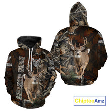 Load image into Gallery viewer, Deer Hunting Tree Camo Custom All Over Printed Shirt Personalized Hunting Gifts For Men NBT294