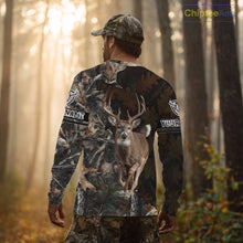 Load image into Gallery viewer, Deer Hunting Tree Camo Custom All Over Printed Shirt Personalized Hunting Gifts For Men NBT294