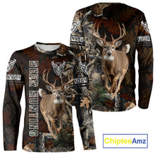Load image into Gallery viewer, Deer Hunting Tree Camo Custom All Over Printed Shirt Personalized Hunting Gifts For Men NBT294