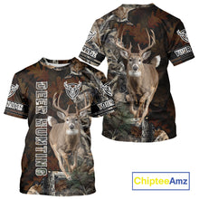 Load image into Gallery viewer, Deer Hunting Tree Camo Custom All Over Printed Shirt Personalized Hunting Gifts For Men NBT294