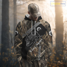 Load image into Gallery viewer, Boar Hunting Camouflage Custom Name Shirts, Personalized Boar Hunting Clothes, Hunting Gifts NBT175