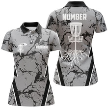 Load image into Gallery viewer, Camo Pattern Womens Golf Polo Shirts, Custom Camo Golf Shirt Disc Golf Shirts For Women, Golf Gifts LDT0053