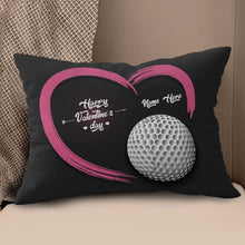 Load image into Gallery viewer, Custom Valentines Day Golf Gifts For Golfer Personalized Golf Pillow LDT1194