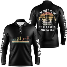 Load image into Gallery viewer, Vintage Disc Golf Evolution All Over Print Mens Polo Shirts Custom Disc Golf Shirts For Men LDT0519