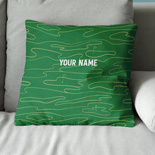 Load image into Gallery viewer, Green Golf Course Custom Throw Pillow Personalized Golf Gifts For Golfer LDT1148