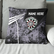 Load image into Gallery viewer, Grunge Retro Custom Darts Pillow Personalized Dart Gifts For Dart Player LDT1182