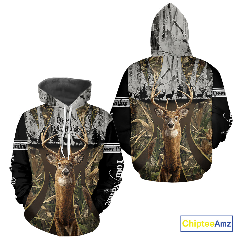 Best Custom Camouflage Deer Hunting Shirts for Men, Hunter Clothes, Gifts for Hunter NBT55