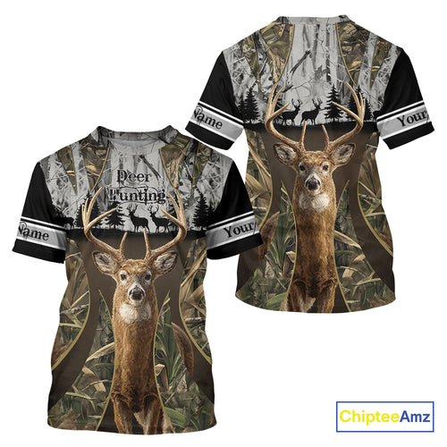 Best Custom Camouflage Deer Hunting Shirts for Men, Hunter Clothes, Gifts for Hunter NBT55